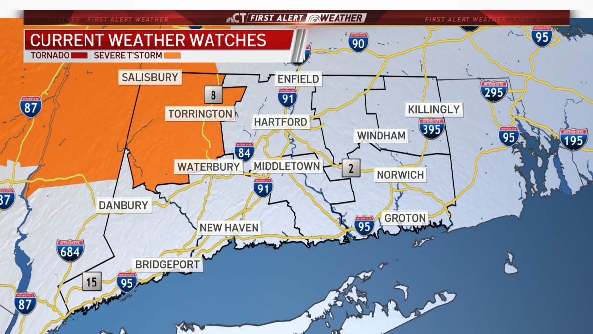 Severe Thunderstorm Watch Issued For Litchfield County – NBC Connecticut