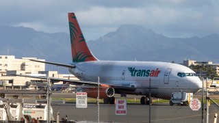 Transair Beoing 737 Cargo Jet