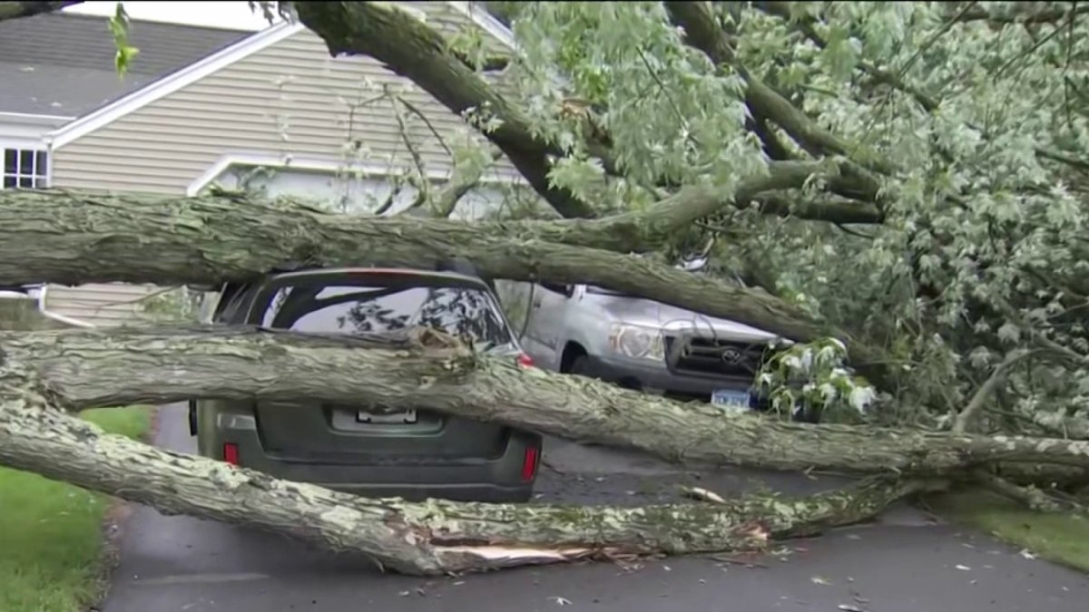 Cleanup Begins After Tornado in Somers NBC Connecticut
