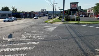 East Main Street and Paddock Avenue in Meriden