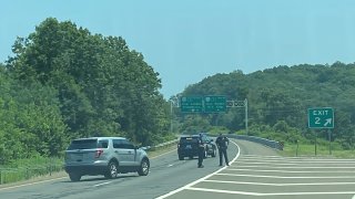 Crash on Route 9 in Old Saybrook