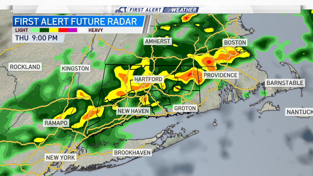 Showers Overspread State, Thunderstorms Possible NBC Connecticut