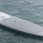 Paddleboard in water off Old Saybrook