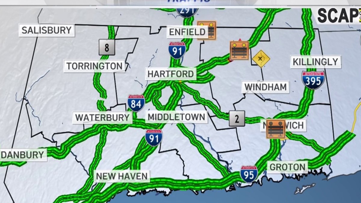 Portion of I-395 in Norwich Shut Down After Serious Motorcycle Crash ...
