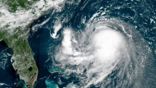 Tropical Storm Henri in the Atlantic Ocean