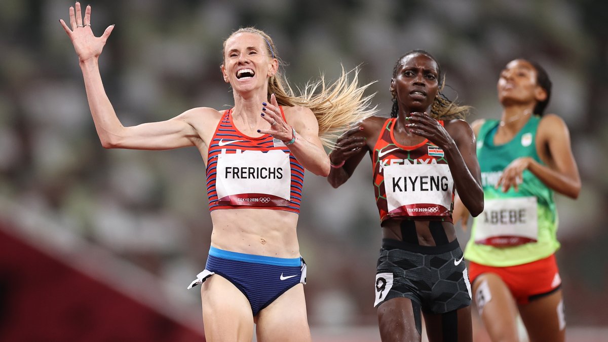 American Courtney Frerichs Wins Silver In Womens Steeplechase Nbc 