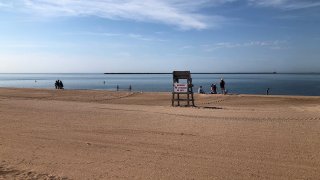 Lighthouse Point Beach in New Haven