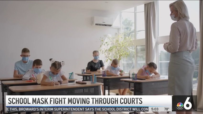 School Mask Fight Moving Through Courts