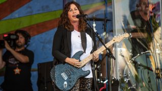 Alanis Morissette performs at the New Orleans Jazz and Heritage Festival on Thursday, April 25, 2019, in New Orleans.