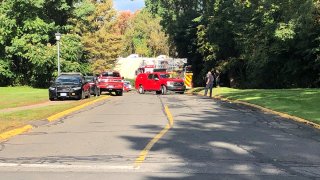 Emergency vehicles in Rocky Hill