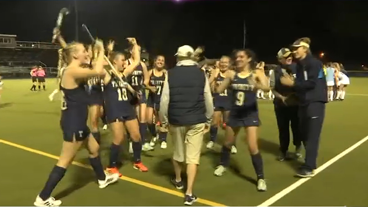 Trinity College Field Hockey Coach Gets Career Win 300 NBC Connecticut