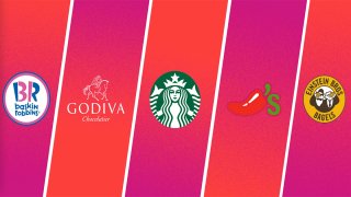 TODAY Illustration / Baskin Robbins / Godiva / Starbucks / Chili’s /Einstein Bros.