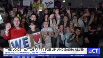 CT LIVE!: Newtown Cheers for Jim & Sasha Allen on “The Voice”