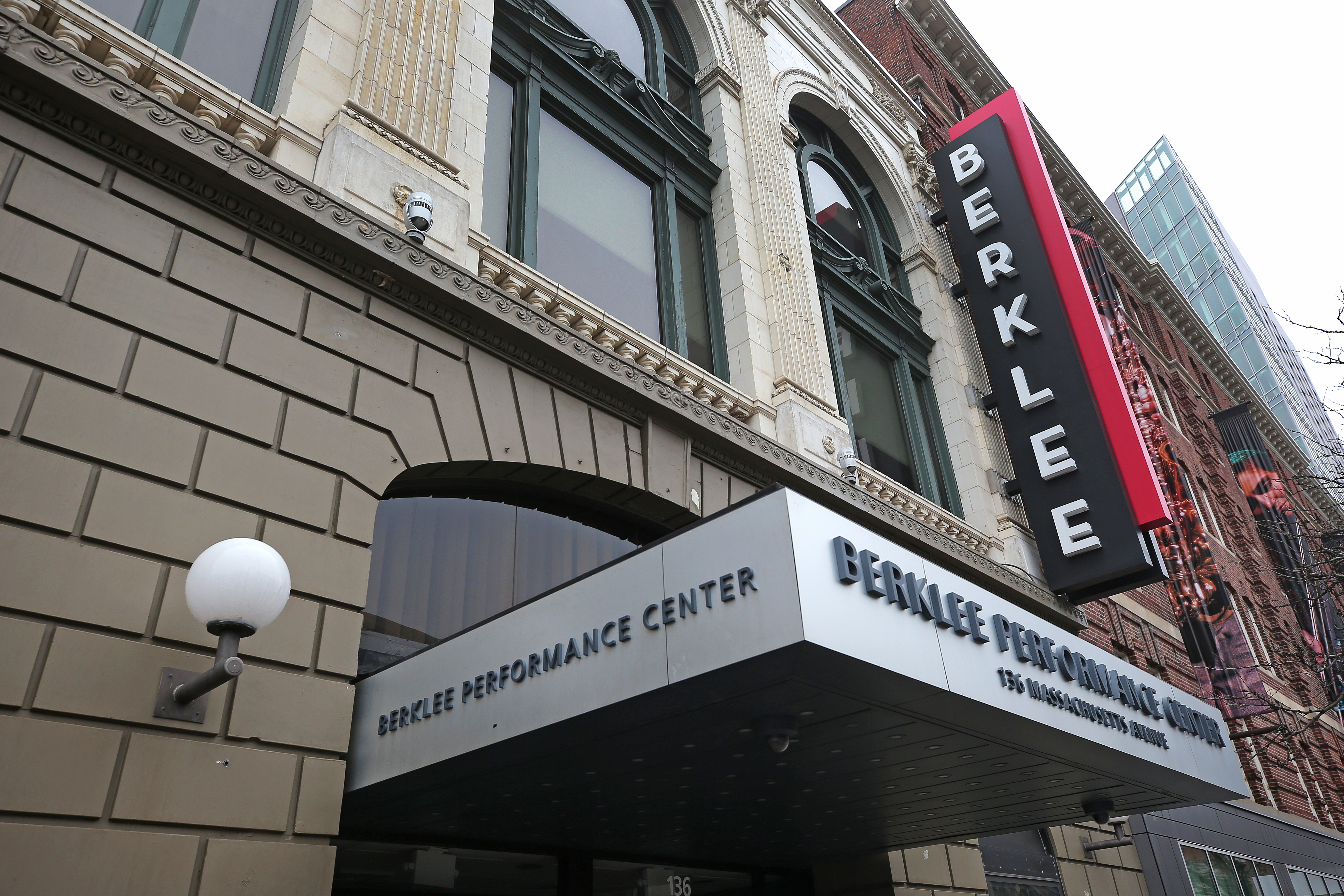BOSTON, MA – MARCH 17: The Berklee Performance Center building at 136 Massachusetts Avenue at the Berklee College of Music campus in Boston is pictured on March 17, 2020. (Photo by David L. Ryan/The Boston Globe via Getty Images)