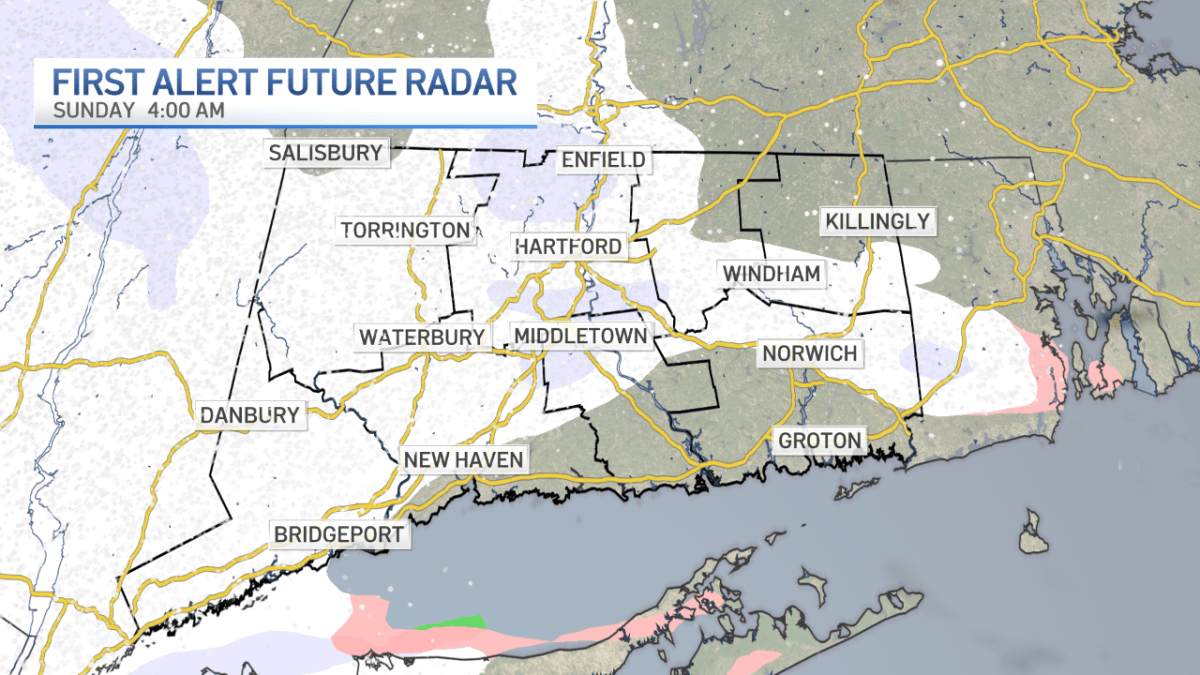 Light Snow Showers Continue Overnight – NBC Connecticut