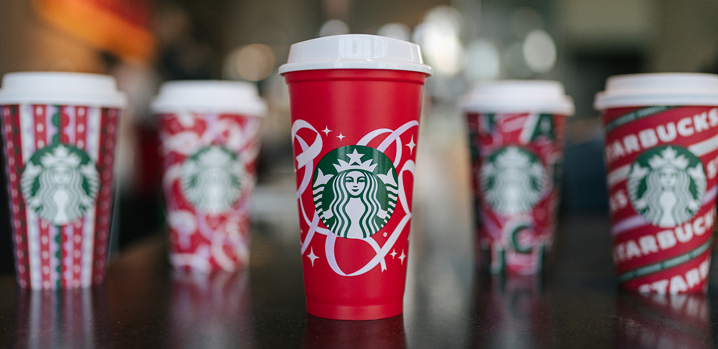  Starbucks Plastic Holiday 2021 Limited Color Changing