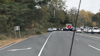 Crash on Route 68 in Wallingford