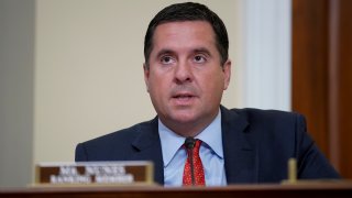 Rep. Devin Nunes, R-Calif., speaks during a House Intelligence Committee hearing on Capitol Hill in Washington, Thursday, April 15, 2021.