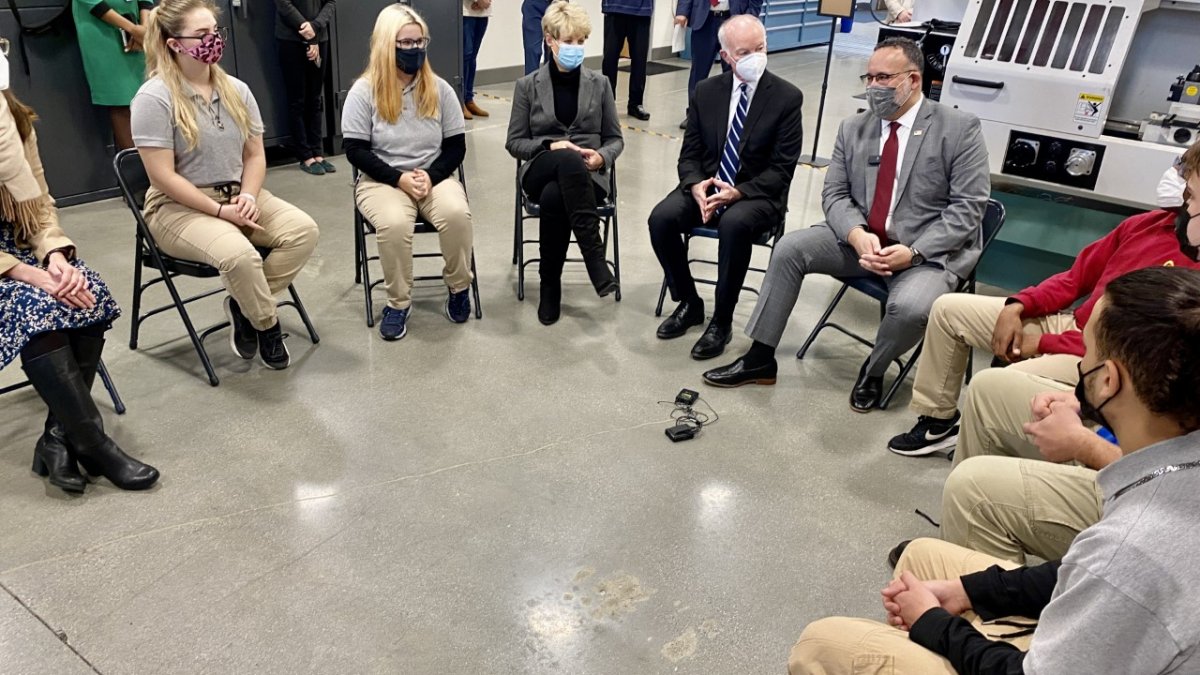 US Secretary of Education Miguel Cardona Visits Groton Schools - Vimarsana News