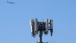A 5G cell tower