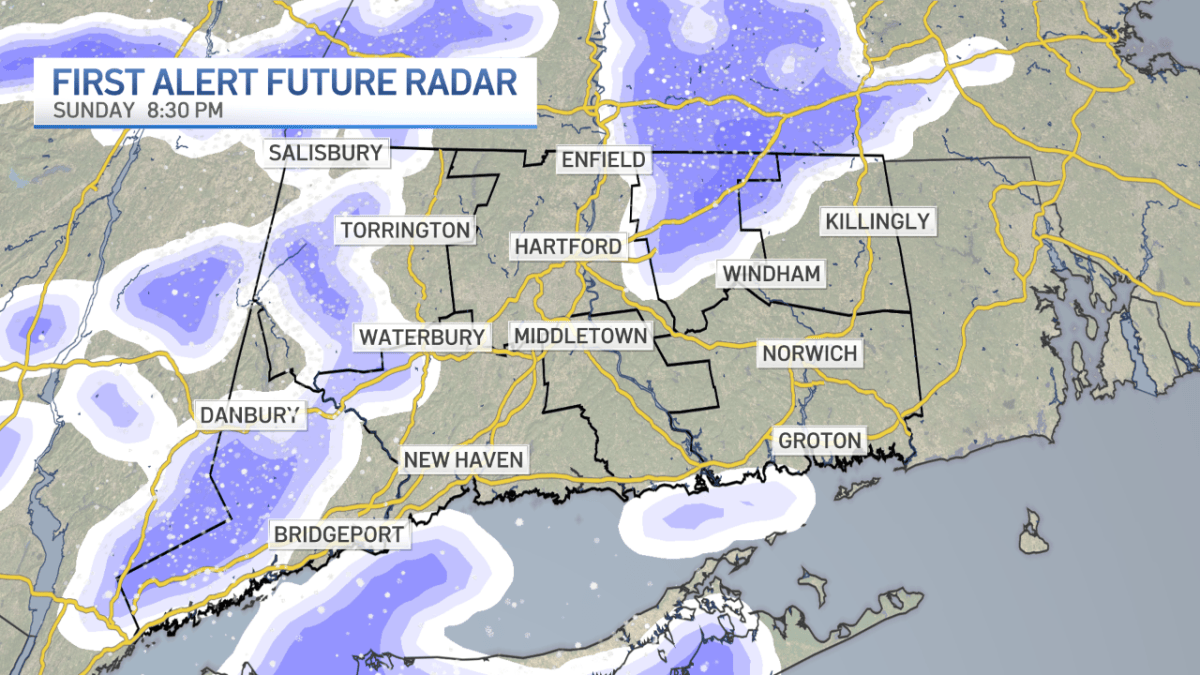 Snow Fell in Parts of the State to End the Weekend – NBC Connecticut