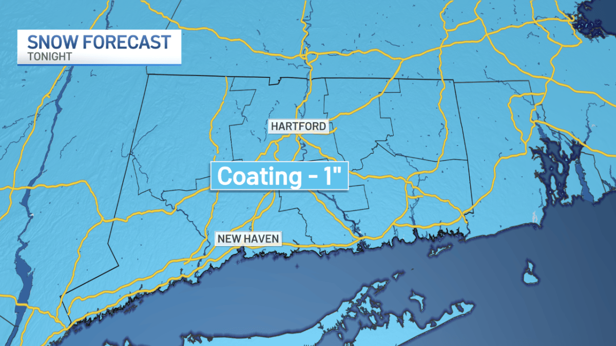 Up to an Inch of Snow Possible by Morning in Parts of Conn. – NBC ...