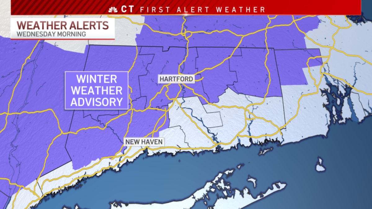 Wintry Mix Possible For Parts of CT Wednesday Morning – NBC Connecticut