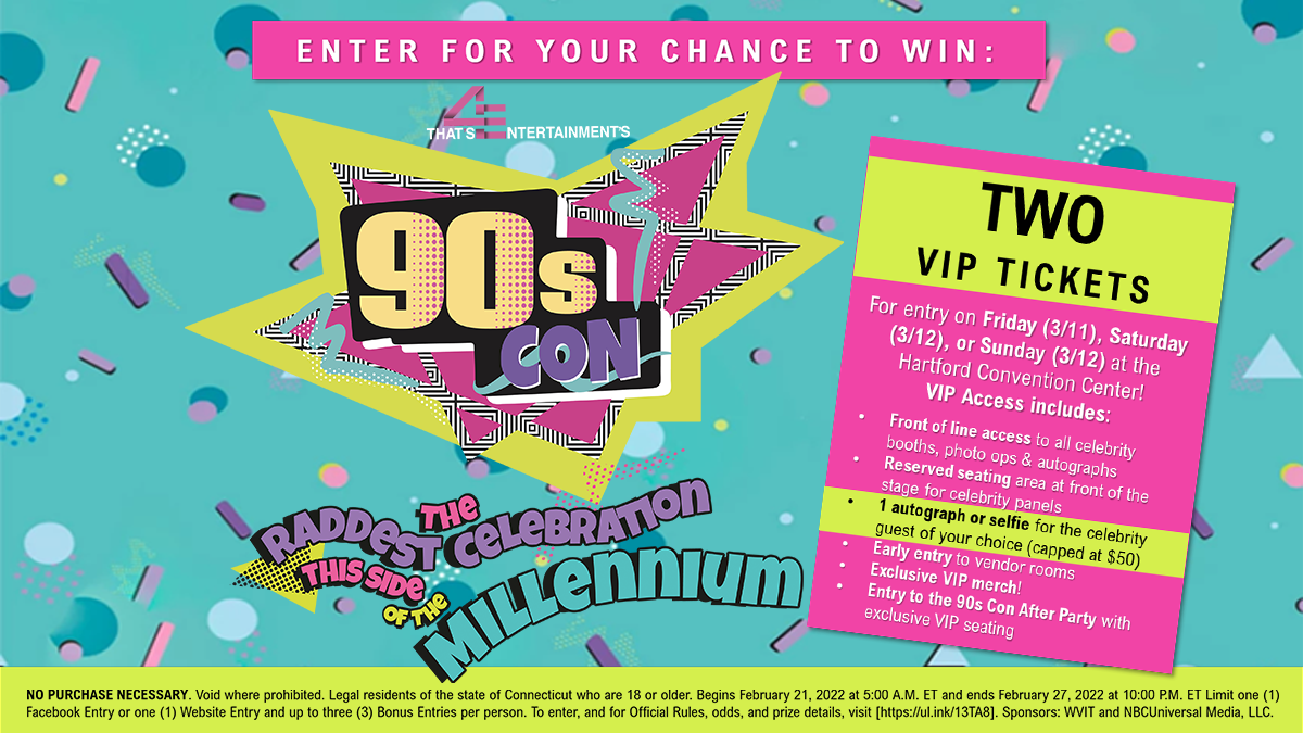 90s Con Ticket Sweepstakes NBC Connecticut