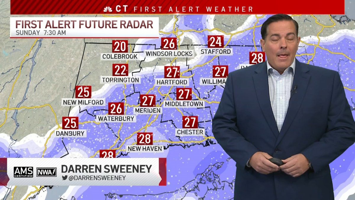Morning Forecast For February 13 – NBC Connecticut