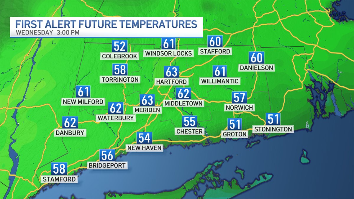 Temperatures Could Rise Into 60s Wednesday – NBC Connecticut