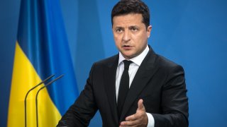 Ukrainian President Volodymyr Zelensky Visits Berlin