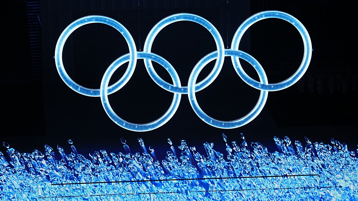A Look at the Winter Olympics Opening Ceremony Olympic Rings NBC