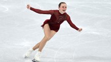 Mariah Bell of Team United States competes during the Women Single Skating Free Skating at the 2022 Winter Olympic Games, Feb. 17, 2022, in Beijing.