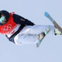 David Wise of Team United States competes during the Men's Freestyle Skiing Halfpipe on day 15 of the Beijing 2022 Winter Olympics at Genting Snow Park on Feb. 19, 2022, in Zhangjiakou, China.