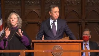 Governor Ned Lamont delivering 2022 State of the State Address