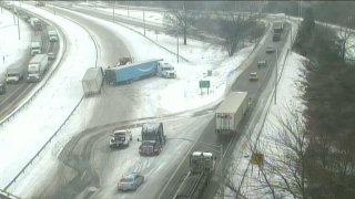 Meriden tractor trailer crash