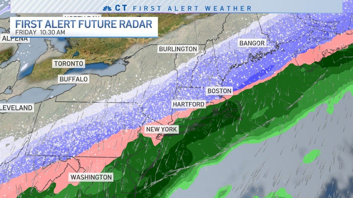 FIRST ALERT: Snow, Ice Possible Friday – NBC Connecticut