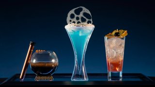 A sample of cocktails available onboard the Halcyon.