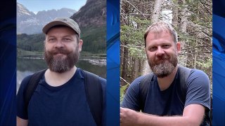 Two photos of Anton Sovetov. a Yale University employee who is missing