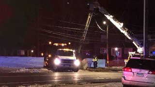 Repair to a pole in Manchester