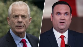 Peter Navarro (left), Dan Scavino