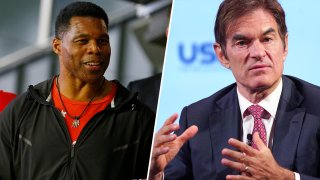 Herschel Walker (left), Dr. Oz