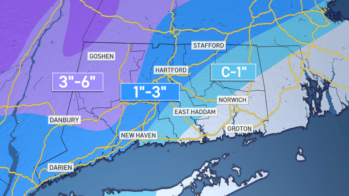 Weekend Storm to Bring Rain, Snow for Connecticut – NBC Connecticut