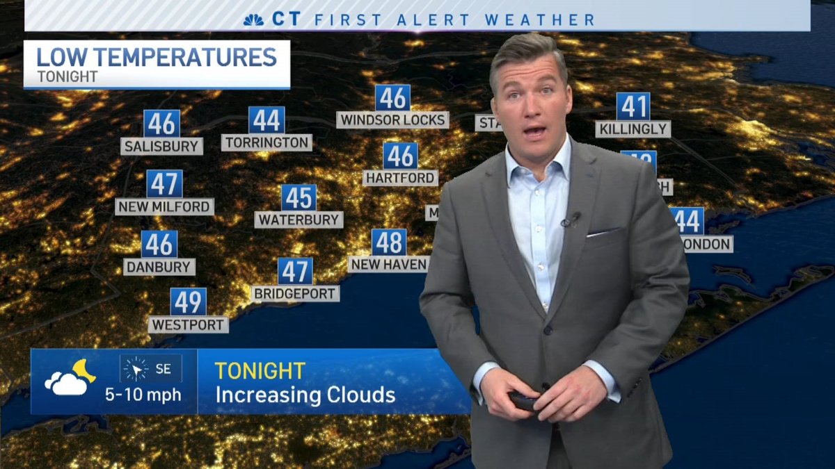 Nighttime Forecast for April 25 – NBC Connecticut