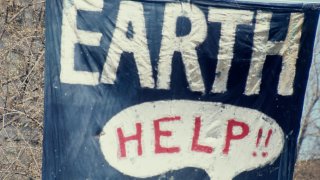 First earth day banner