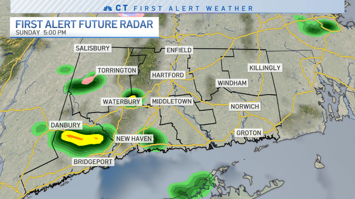 Scattered Showers Across the State, Clearing Skies to Come NBC