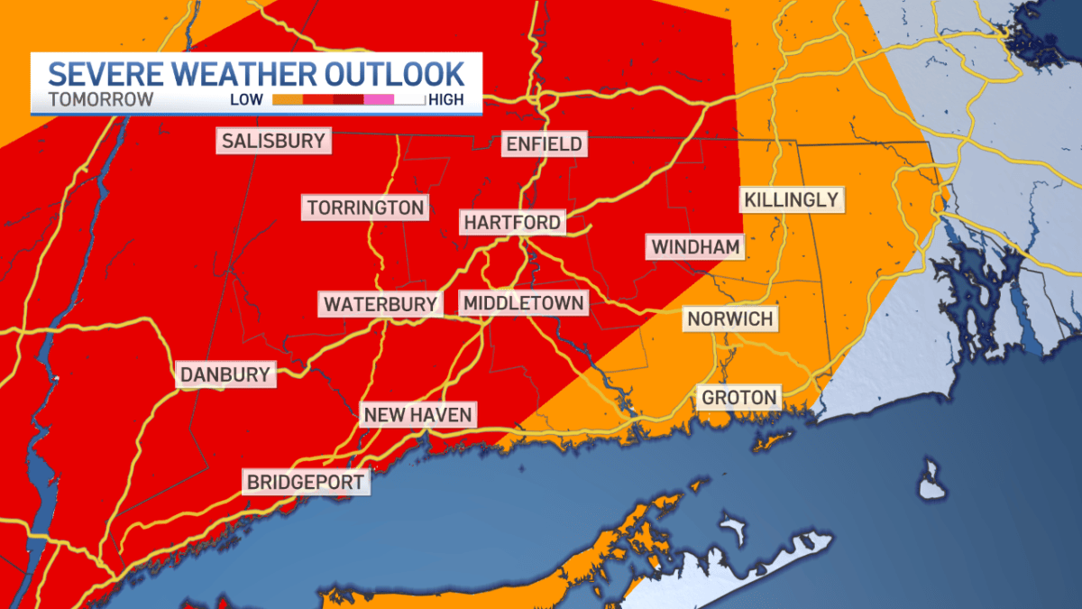 FIRST ALERT: Strong Storms Expected Thursday Afternoon – NBC Connecticut