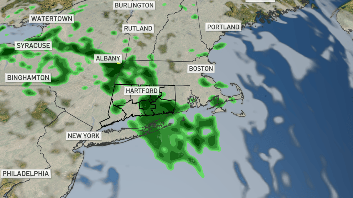 Tracking Rain Showers for Monday Evening – NBC Connecticut