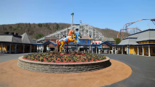 The entry to Lake Compounce in Bristol.