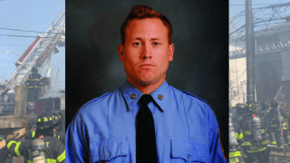 Firefighter Timothy Klein, 31, died responding to a 3-alarm house fire in Canarsie, Brooklyn, on Sunday, April 24.